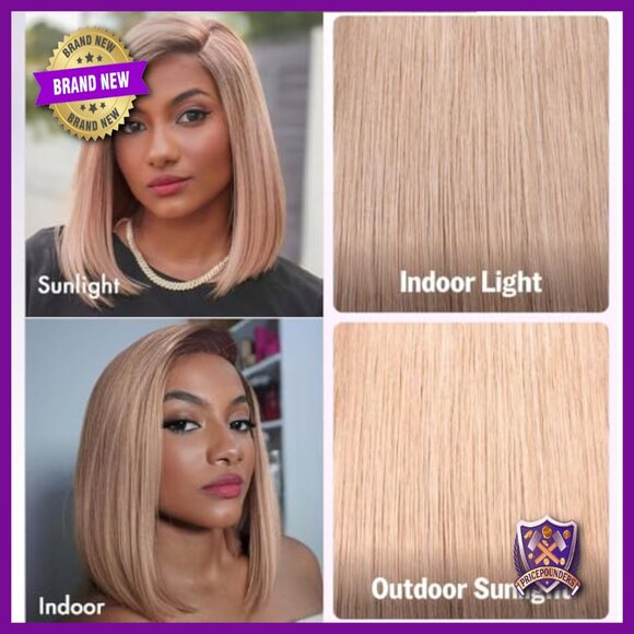 13x6 HD Lace Front Human Hair Bob Wig 14 Inch 180% Density Beginner Friendly main image 5